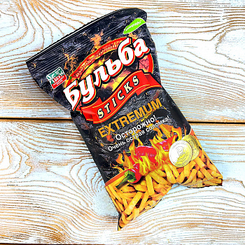 Соломка из картофеля "Бульба sticks" со вкусом тайского перца (75гр./20уп.)