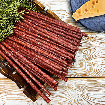 Жгуты "Орион" сырокопчёные с сыром (0.5 кг.)