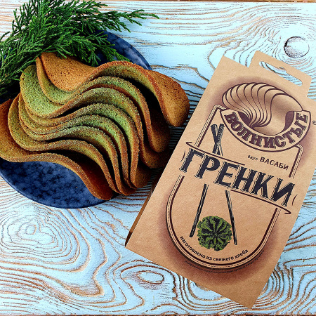 Гренки "Волнистые" с васаби (75гр./14уп.)