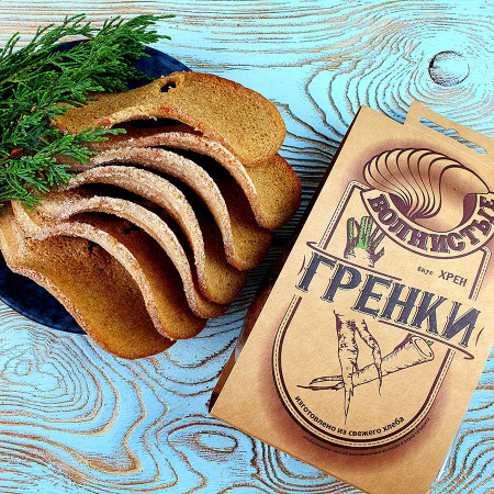 Гренки "Волнистые" с хреном (75гр./14уп.)