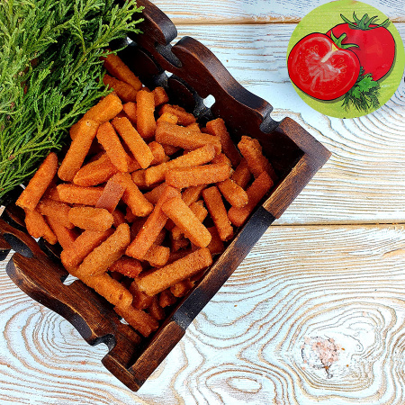 Гренки "Лутовские" в масле пшеничные ТОМАТ И ЗЕЛЕНЬ (1 кг.)