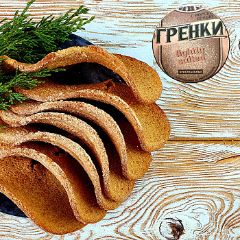 Гренки "Волнистые" с морской солью (0,9 кг.) Гренки "Волнистые" с морской солью (0,9 кг.)
