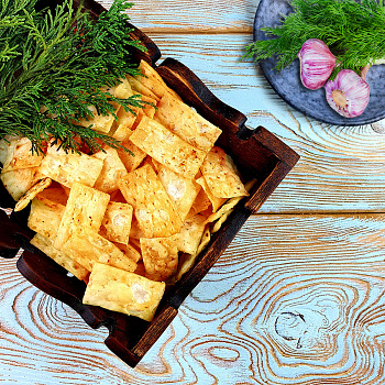 Чипсы Лавашики Чеснок-Укроп (1 кг.)