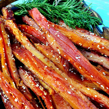 Полоски из филе кальмара по-Шанхайски  "Астраханкина рыбка" (1 кг.)